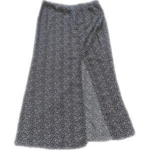 Black and white pattern skirt